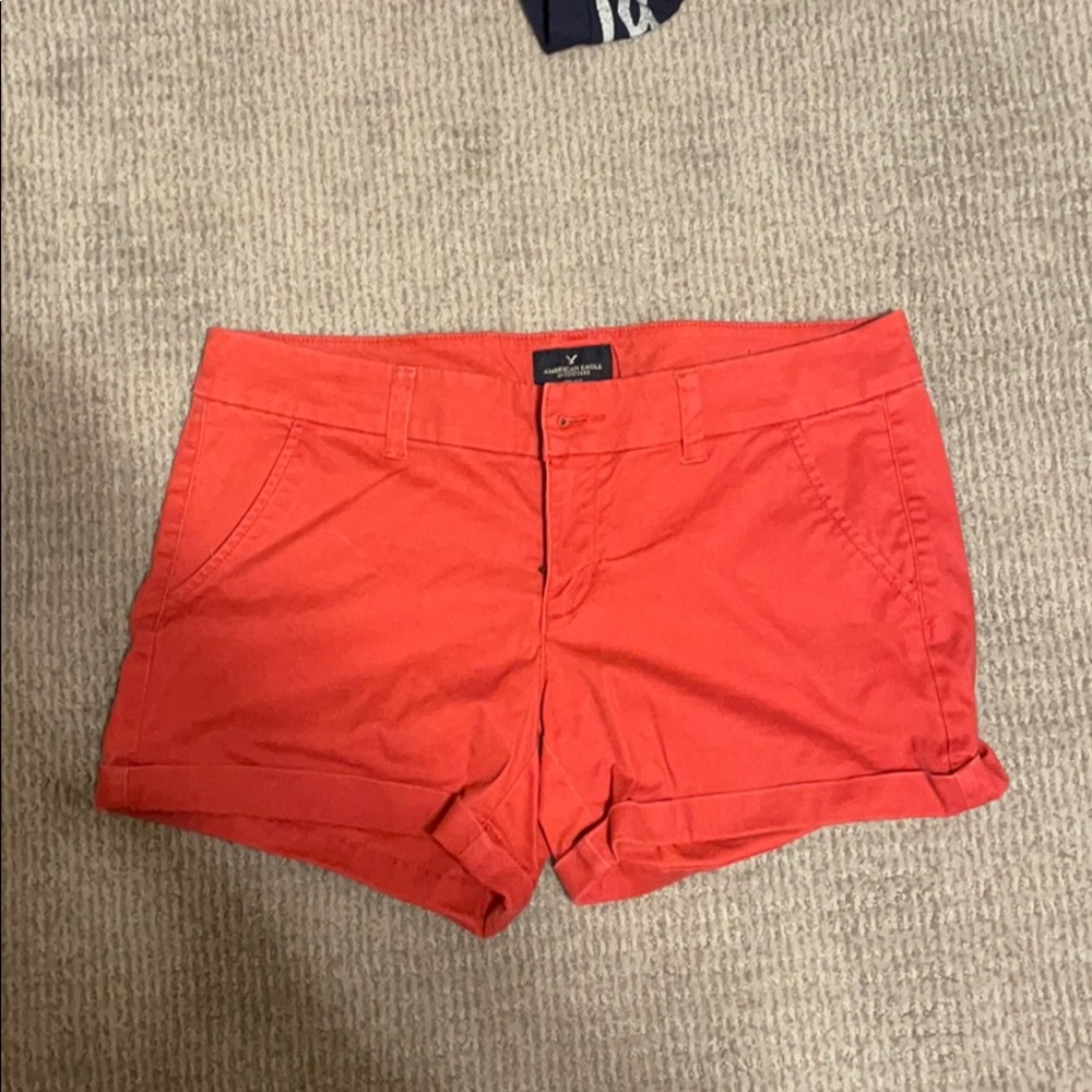 Red shorts
